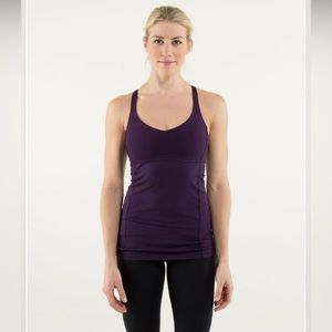 NWOT Lululemon Practice Daily Tank - Deep Zinfandel